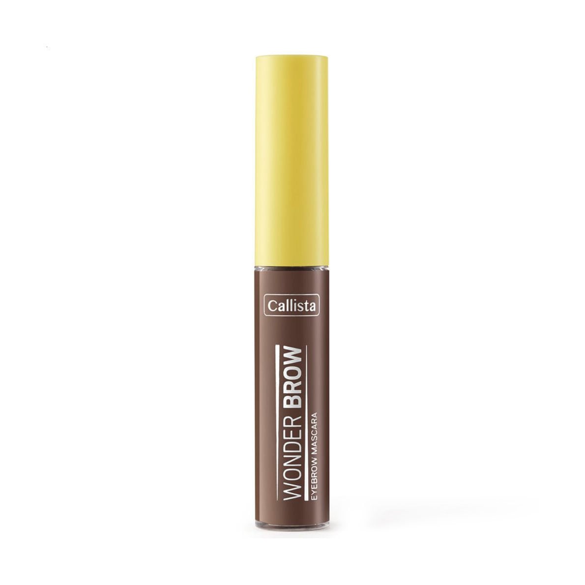 Туш для брів Callista Wonder Brow Eyebrow Mascara 02 Brown, 4.5 мл