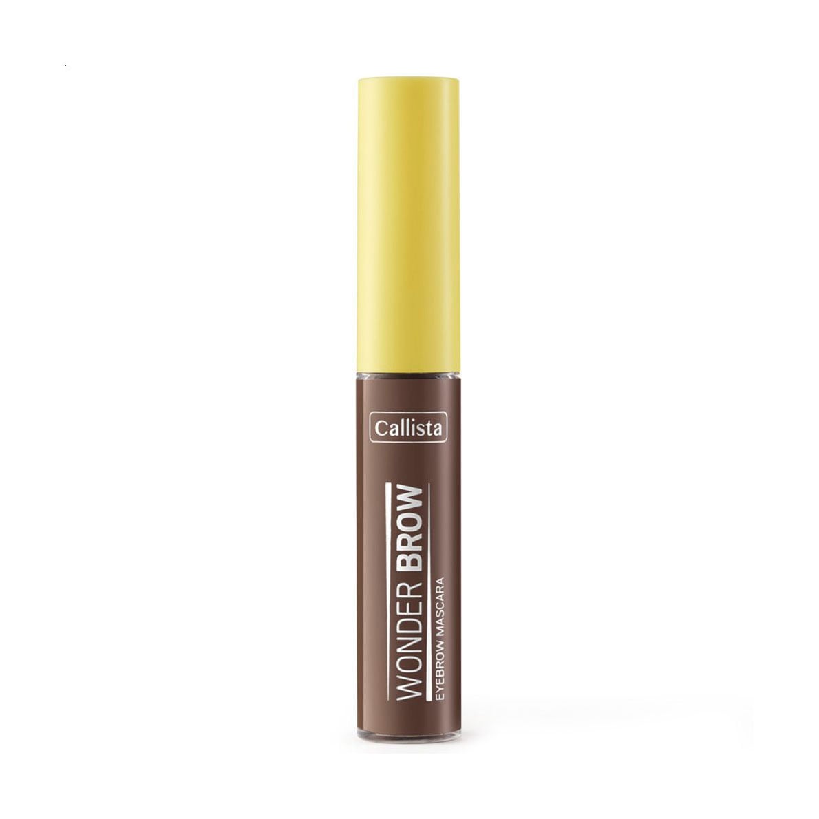 Туш для брів Callista Wonder Brow Eyebrow Mascara 03 Dark Brown, 4.5 мл
