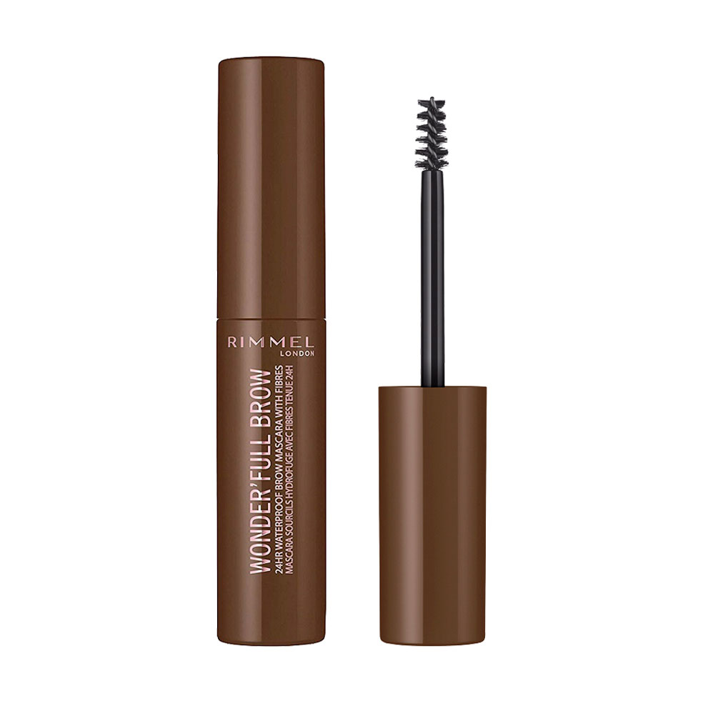 Водостійка туш для брів Rimmel Wonder'Full Brow 002 Medium, 4.5 мл